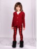 Kids Solid Colour Button Sweater