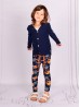 Kids Solid Colour Button Sweater