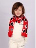 Kid's Heart Patterned Scarf