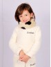 Kids Heart Plot Plush Loop Premium Scarf