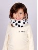 Kids Dot Plot Plush Loop Premium Scarf