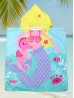 Kids Mermaid Patterned Hoodie Towel
