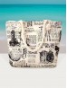 Newspaper Print Canvas Tote Bag