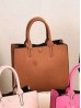 Faux Leather Satchel Bag 
