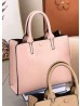 Faux Leather Satchel Bag 