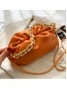 Premium Faux Leather Crossbody W/ Chain