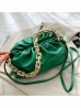 Premium Faux Leather Crossbody W/ Chain