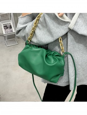 Premium Faux Leather Crossbody W/ Chain