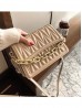 Premium Faux Leather Fashion Crossbody W/ Chain