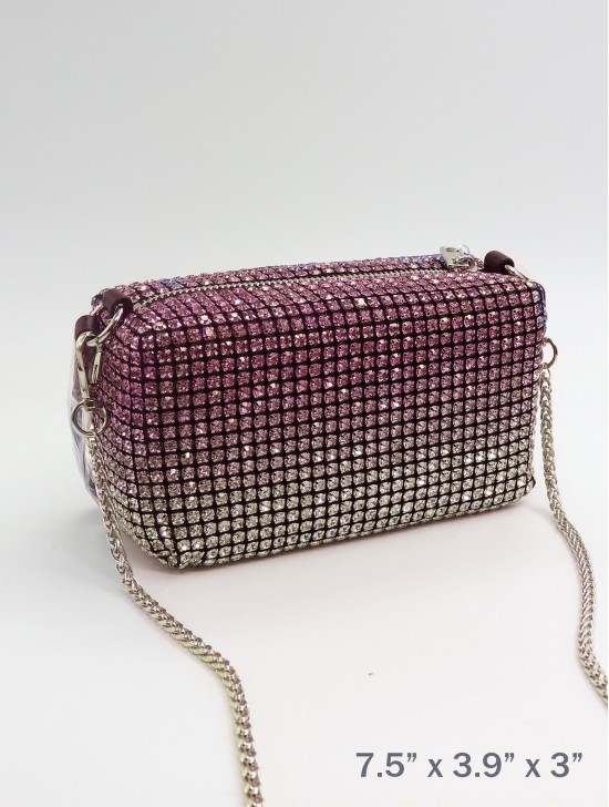Rectangular Glitzy Evening Bag