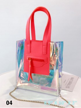 Fluorescent Cross body W/ Zipper Closure