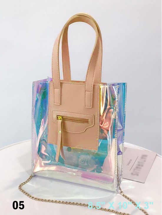 Fluorescent Cross body W/ Zipper Closure