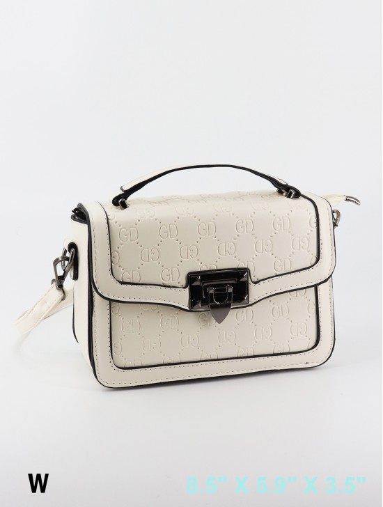 Elegant Faux Leather Crossbody Bag