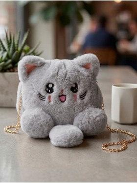 Fashion Cat Plushie Bag