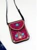 Hand-made Beaded Faux Leather Mini Purse Hand-made Beaded Faux Leather Mini Purse