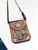 Hand-made Beaded Faux Leather Mini Purse