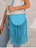 Faux Leather Fringe Crossbody Bag