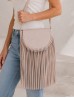 Faux Leather Fringe Crossbody Bag