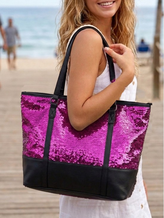 Waterproof Sequin Scale “Color Changing” Shoulder Bag