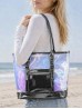 Fluorescent Tote Bag W/ Zip Closure