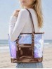Fluorescent Tote Bag W/ Zip Closure