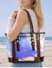 Fluorescent Tote Bag W/ Zip Closure Fluorescent Tote Bag W/ Zip Closure
