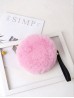 Circle Plush Purse W/ Strap Circle Plush Purse W/ Strap