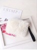 Rectangular Plush Purse W/ Strap