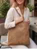 Solid Color Matte PU Tote Bag Solid Color Matte PU Tote Bag