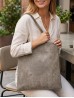 Solid Color Matte PU Tote Bag 