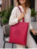 Solid Colour Glossy PU Tote Bag Solid Colour Glossy PU Tote Bag