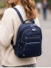 SOLID FAUX LEATHER BACKPACK SOLID FAUX LEATHER BACKPACK