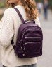 SOLID FAUX LEATHER BACKPACK SOLID FAUX LEATHER BACKPACK