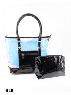 Fluorescent Tote Bag W/ Zip Closure