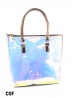  Fluorescent Tote Bag W/ Zip Closure 