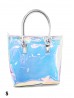  Fluorescent Tote Bag W/ Zip Closure 