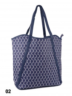Waterproof Diamond Print Tote Bag 