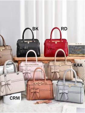 Ladies Bowknot PU handbag Satchel