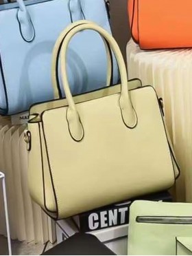 3 in One Ladies PU handbag Satchel W/ Cosmetic Bag and Wallet 