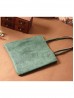 Solid Color Matte PU Tote Bag 
