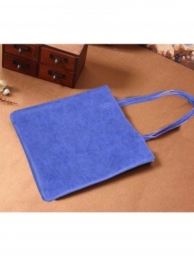 Solid Color Matte PU Tote Bag 