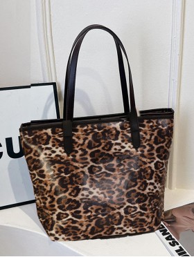 Leopard Print Fashion Tote Bag 