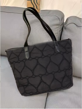 Heart Stitched Fashion Tote Bag 