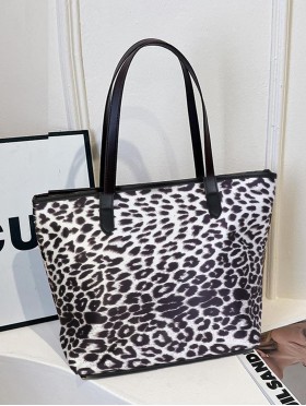 Leopard Print Fashion Tote Bag 