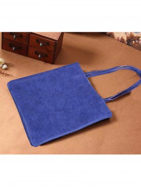 Solid Color Matte PU Tote Bag 