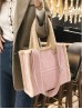 Faux Leather Purse W/Fur trim.