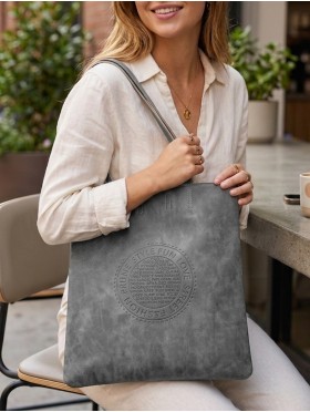 Solid Color Matte PU Tote Bag 