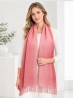 Solid Color Two-Tone Shawl Scarf