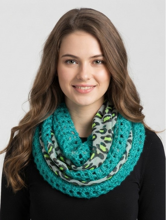 LEOPARD LOOP MIX YARN LINING