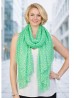 SCARF, LINEN, LEO, LARGE